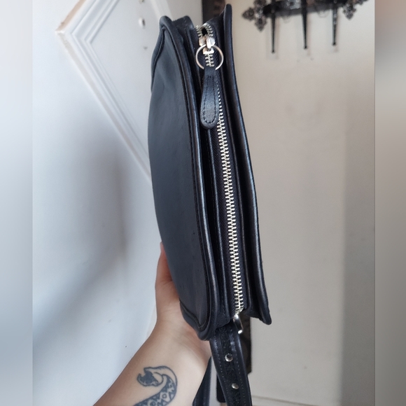 Vintage Coach Black Legacy North South Compartment Bag 9168😍🖤 - Picture 9 of 16